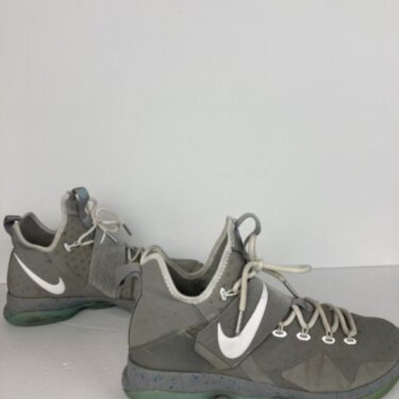 Nike Lebron 14 Shoes Sneakers Marty Mcfly Gray